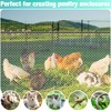 Plastic Mesh Fence Sheet 15.7IN x 10FT - 0.3IN Opening