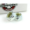 Independent Kingpin Nuts Silver For Skateboard Longboard Trucks 2 Pc