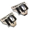 2pcs V10 Triton Emblems, Decals Stickers Emblem Badge Replacement for
