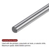 sourcing map 10pcs Carbide Rotary Burrs 1/8" (3mm) Shank 1/4"