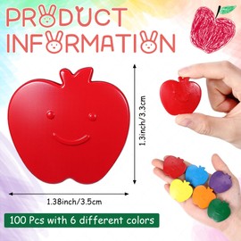 Fullhawl Cute Toddler Crayons Non Toxic Washable Crayons No Dirty Hands for Classroom Gifts Back to School Party Gift Exchange