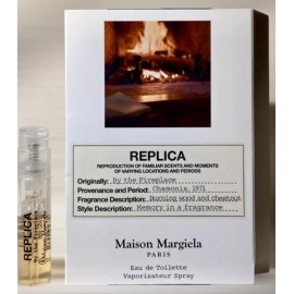 Maison Margiela Replica By The Fireplace EDT Sample Spray .04oz, 1.2ml in Card