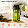 COOLMI 2-in-1 Olive Oil Sprayer and Dispenser Bottle Set