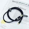Arklove 2ft USB c to coaxial Cable Male Type-c to