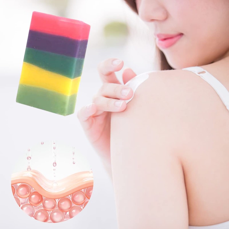 Jabón Corporal y Facial Tailandés Aclarante Blanqueador Arcoíris Aclara y