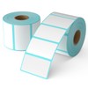 OausTect Thermal Labels 2.25 x 1.25, White Blank Thermal Printer