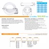 Neptun 200 Watt Induction Circular Bulb, 5000 Kelvin, NICT-C-200850