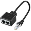 Syylqyr 1 PCS Ethernet Splitter 1 to 2, Rj45 Splitter