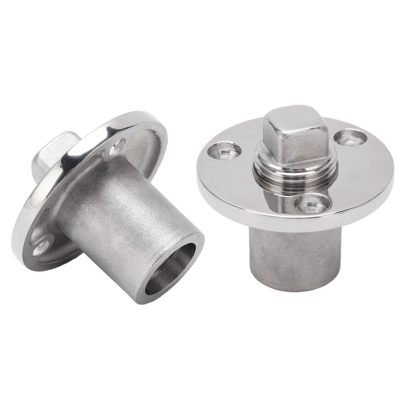 50mm Boat Garboard Drain Plug Stainless Steel Mirror Polish UV