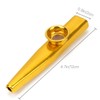 6 Colors Kazoo Musical Instruments Aluminum Alloy Kazoo Sets with
