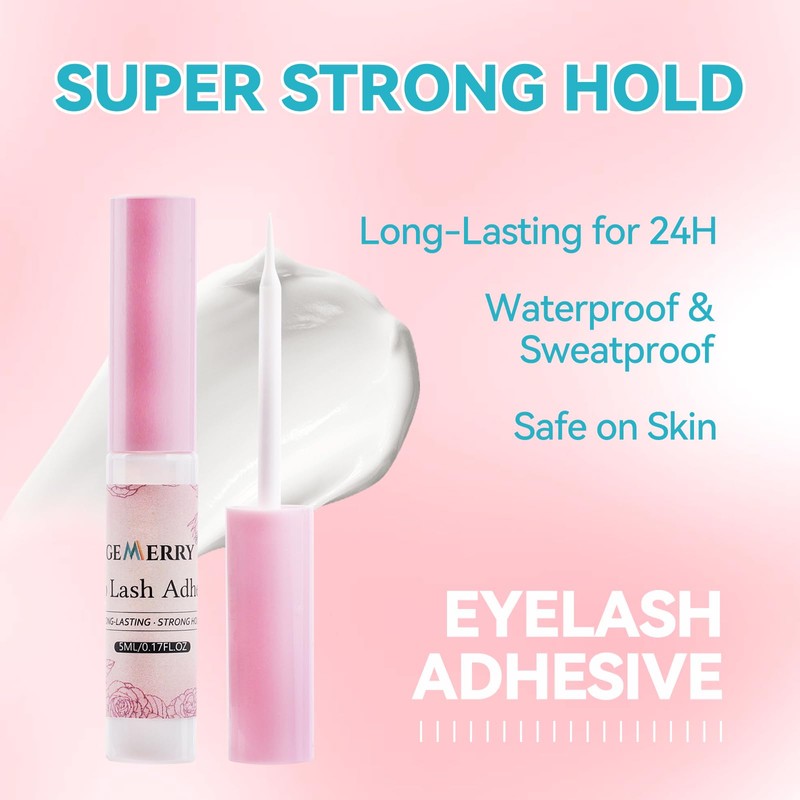 Strip Lashes Kit Mink False Lashes With Strip Lash Glue