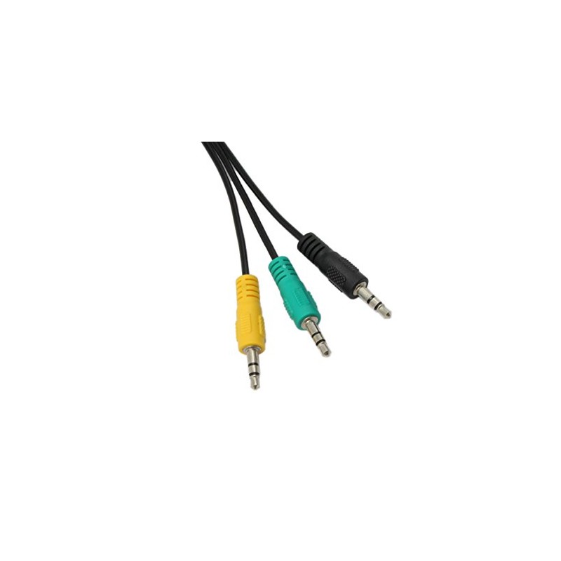 Cable de audio de 3,5 mm de 3 a 3