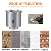 REETAI-FOUR 10Pcs SDS Plus Concrete Hole Saw Kits, Tungsten Carbide