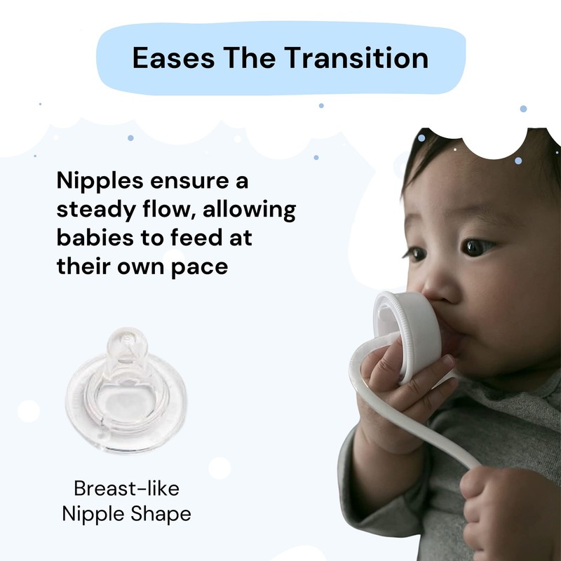 Hands-Free Baby Bottle - Anti-Colic Self Feeding Baby Bottle System