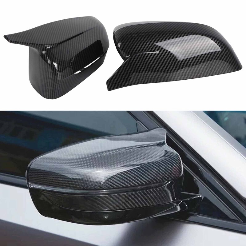 2pcs Side Mirror Cover for M Series Carbon Fiber Style