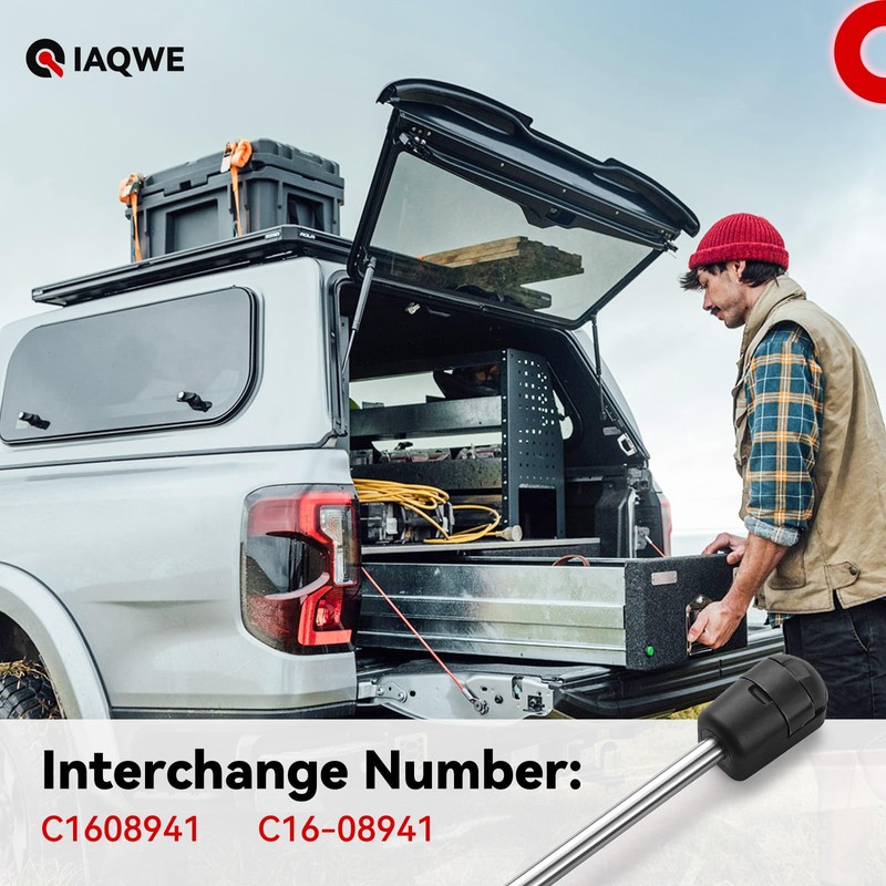IAQWE C16-08941 16 Inch Gas Struts Lift Support 28Lb/125N Gas