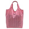 Yusaisha 3L02-01 Eco Bag, Dog Pattern, Pink, Approx. Length 14.6