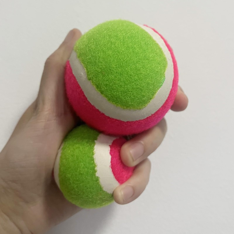 4 Pcs 2 Sizes Replacement Balls for Paddle Catch Toss