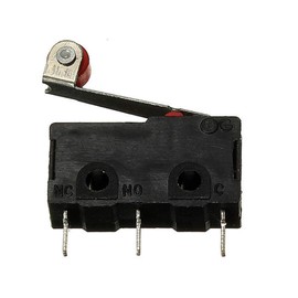 VUNIVERSUM Mr. Stecker Modellbau® Premium 3-Pin On Off Micro Button Limit Switch Position Switch with Roller Lever 5A Door Window Open Close Automatic DIY RC 5 x