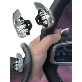 AZUTO Paddle Switch/Steering Shift Covers for Jeep Wrangler JL/JT 2018-2026 Wrangler Accessories MHG-048 Steering Wheel Accessories Handle Accessories Paddle Shift