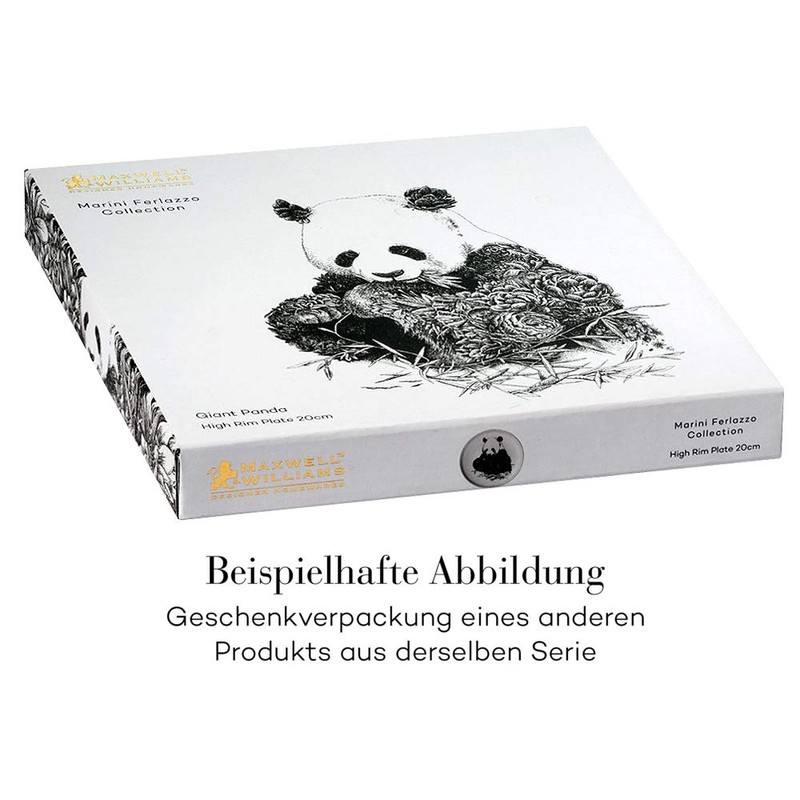 Maxwell & Williams DX0526 African Elephant Plate - Black and