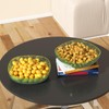 Zopnny Plastic Decorative Pedestal Bowl, Round Fruit Basket Bowl for