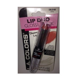 L.A.Colors Lip Duo Gloss/Lipstick CBLG148 Clarity