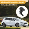 INFINAUTO Windshield Washer Nozzle Kit for Ford Fusion 2008-2012 No.8E5Z17603A