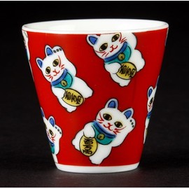 九谷焼 縁起ちょこ 招き猫 KSO-07