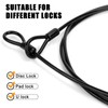 GUNGY 2M Bike Lock Cable Heavy Duty Cable Lock Security
