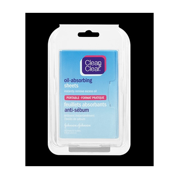 Clean & Clear Oil Absorbing Sheets 50 Sheets