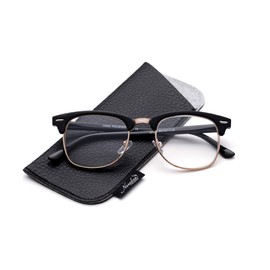 Half Frame Reading Glasses Fashion Semi Frame Reading Glasses for Men Retro