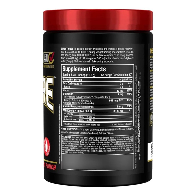 Aminoácidos Allmax Nutrition Aminocore 44 Servicios