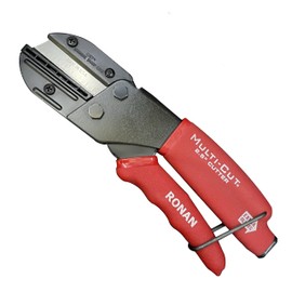 Ronan Multi-Cut Industrial Cutter – Heavy-Duty Blade for Plastic, Rubber, Wood, Leather & More – Replaceable Blades, Safety Lock, Ergonomic Grip, 3 Extra Blades Included