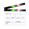 Acrylic Plastic Clapper Board, 30x24cm Director Film Clapboard Easy Cut