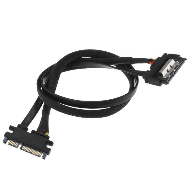 ECSiNG 22 Pin SATA Power Extension Cable 7+15 SATA Male
