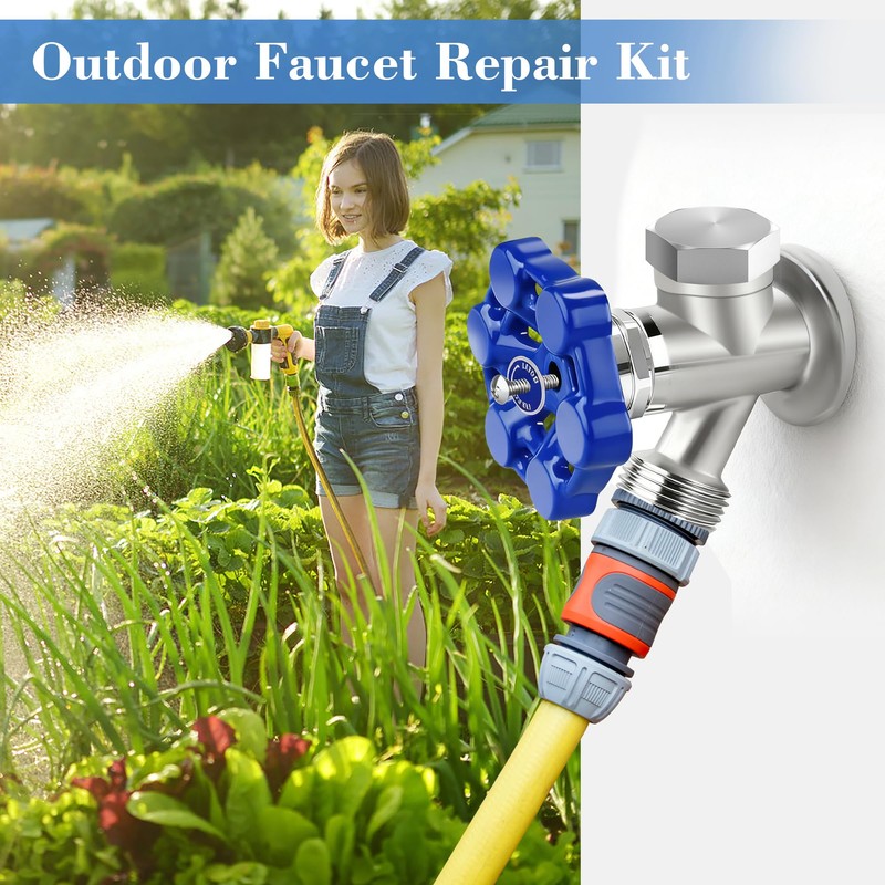 Coolrunner Vacuum Breaker Outside Faucet with Teflon Tape, for VACVBKX1B