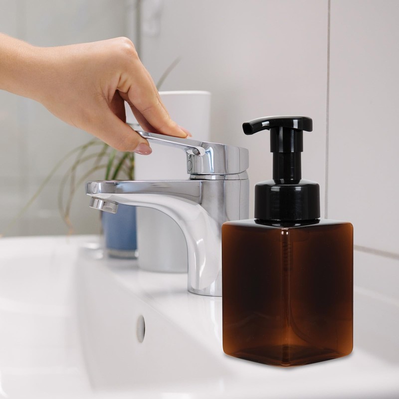 Ginger Lily Farms Foaming Soap Dispenser, Refillable Plastic Pump Bottles