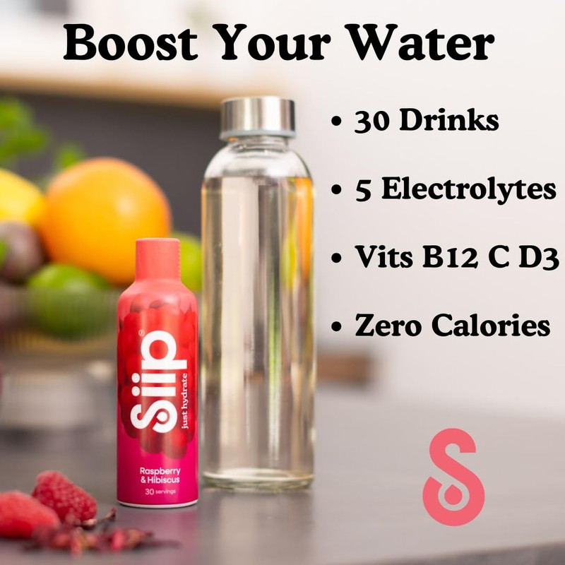 Siip Hydrate Liquid Electrolytes & Vitamins, Makes 30 Drinks, with