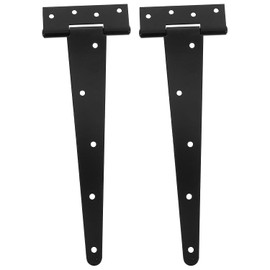 Gatuida Bisagras De Puerta De Servicio Pesado 4 Pulgadas Juego De 2 Bisagras De Hierro Con Cojinete Ranurado Y Diseño En T Extendida Para Puertas Reforzadas En Hogar Y Negocios