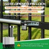 Feekoon 2 Pack Gate Operator Security Pin Lock, Black