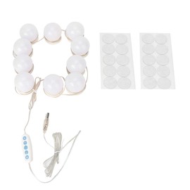 10Pcs USB LED 5 Color Temperature Light Bulb for Makeup Beauty Tabletop Vanity Mirror