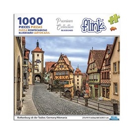 FLINK Rompecabezas Paisaje Rothenburg Alemania 1000 Piezas