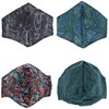 Zac's Alter Ego Set of 4 Classic Paisley Print Cotton