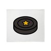 CafePress Hockey Puck Throw Blanket Super Soft Fleece Plush Throw