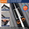 DAWNTREES Magnetic Screen Door Screen 150x240cm Magnetic Closure, Heavy-Duty Mesh