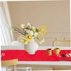 NOLITOY Christmas Style Table Runner Elegant Xmas Decorative Tablecloth for