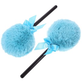 Kichvoe Chic Dark Makeup Powder Puff Powder Puff Soft Handle for Easy Application