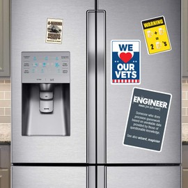 Door KNOCKERS Please Note Decal Warning Solicitation Home | Indoor/Outdoor | 7" Tall