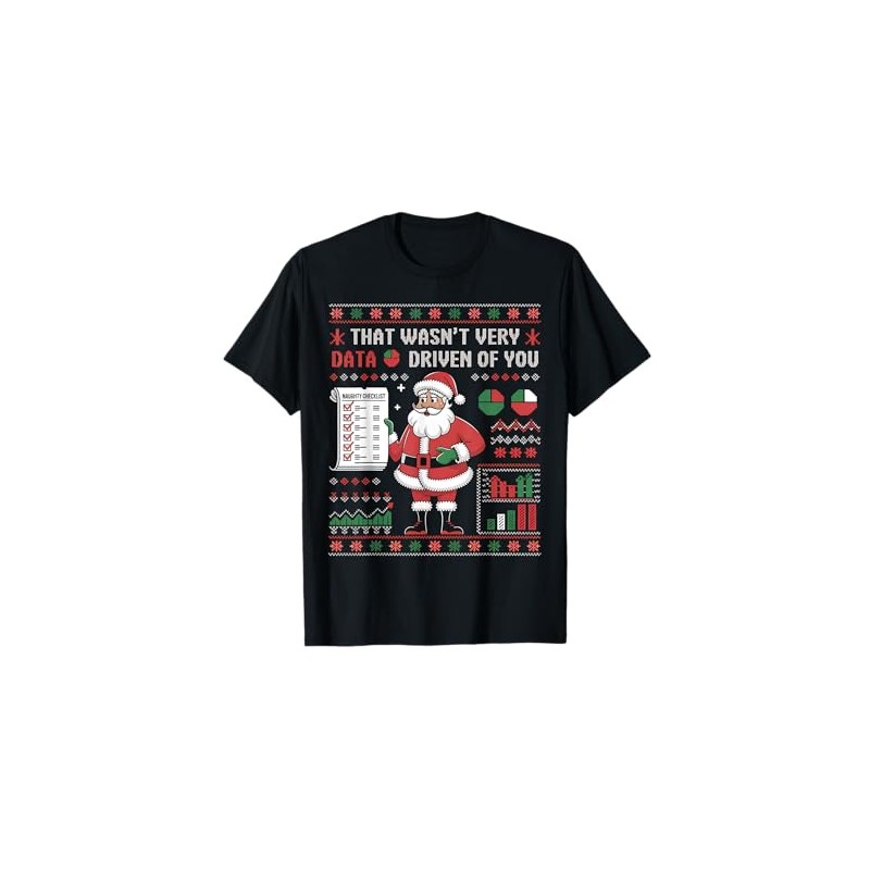 Funny Christmas T-Shirt with German Text "Das war nicht sehr